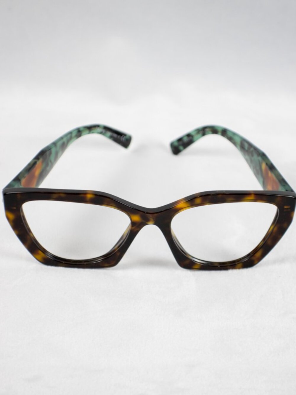 PRADA PR 09YV 2AU1O1 Tortoise Demo Lens 54 mm Women's Eyeglasses no lense - Picture 8 of 8
